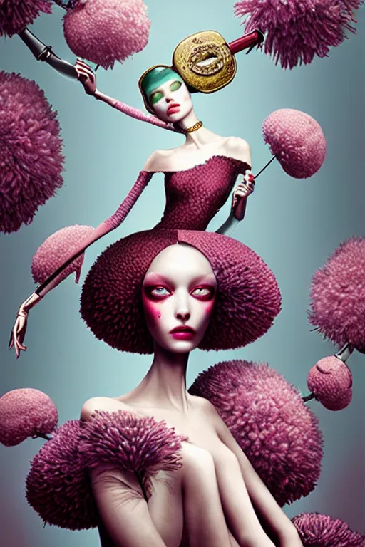 Prompt: fragrance advertising campaign by ray caesar, highly detailed, intricate