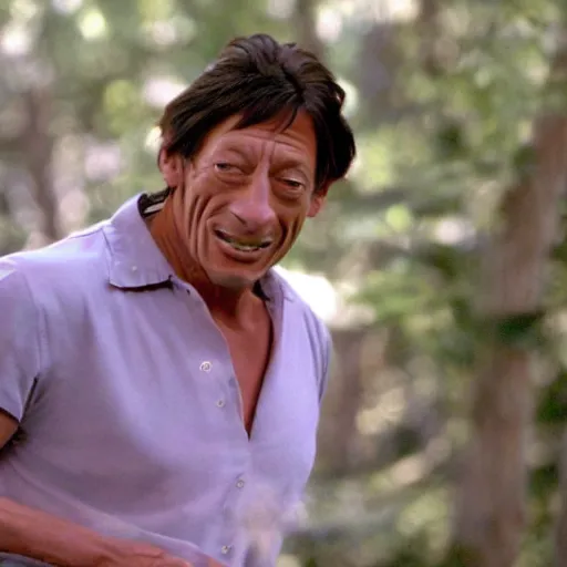 Image similar to a screen still of jim varney in the movie adaptation ( 2 0 0 2 )