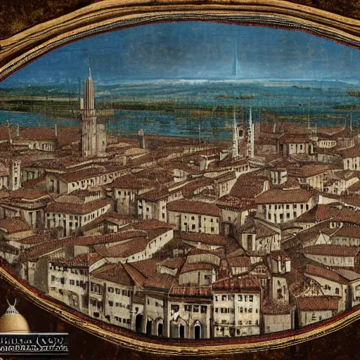 Prompt: A detailed matte painting of Ravenna in the 15th century, trending on artstation