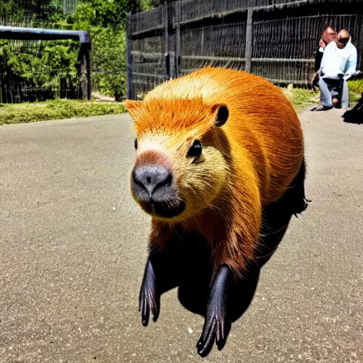 Image similar to okay I pull up capybara