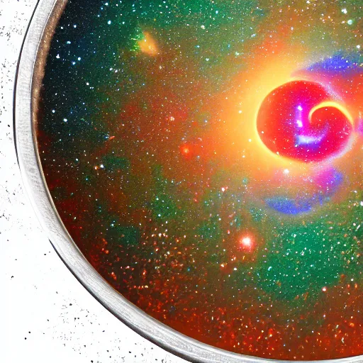 Image similar to galaxy soup 4k close up