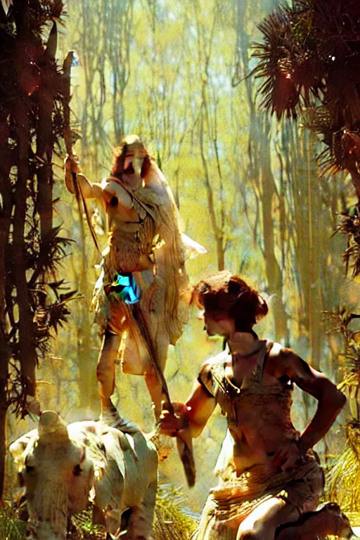 Image similar to the chronicles of narnia, painting by gaston bussiere, craig mullins, greg rutkowski, alphonse mucha