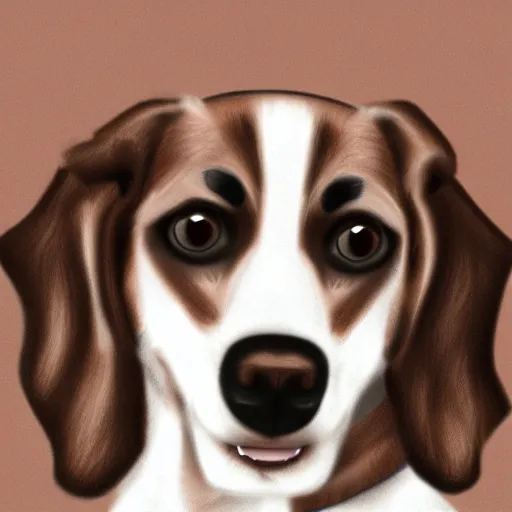 Image similar to Lucy the dog photorealistic