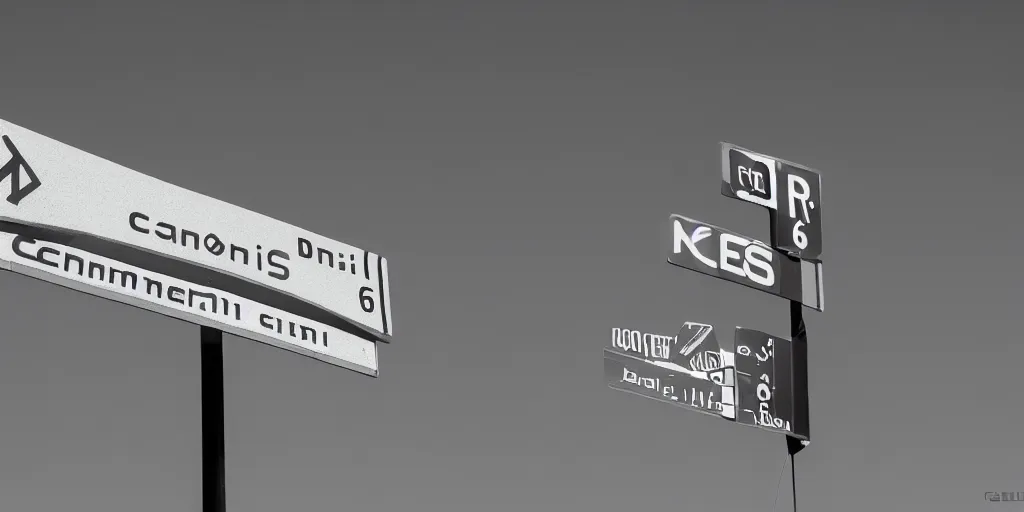 Image similar to photo of a futuristic street sign, canon EOS 6d, ƒ/8