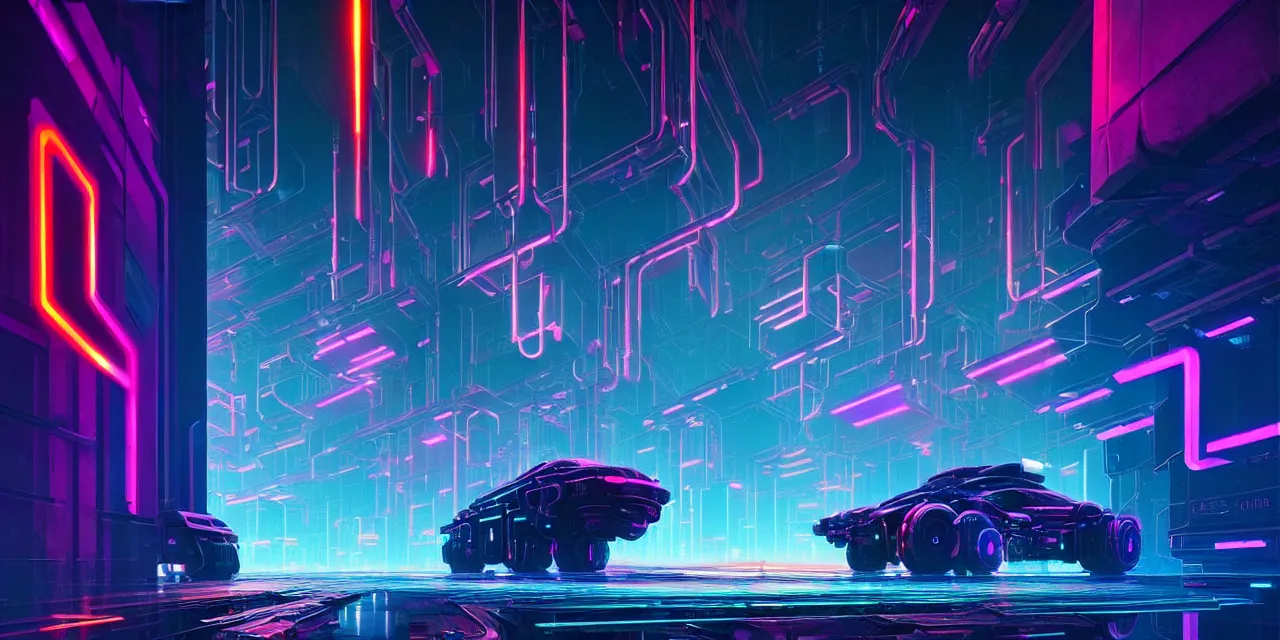 Prompt: a chain of cyberpunk colorful cubes locked and interconnected with glowing tubes, blockchain, symmetry, intricate, volumetric lighting, beautiful, rich deep colors masterpiece, sharp focus, ultra detailed, in the style of john harris