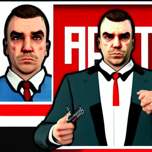 Image similar to mr beast in the gta v loading screen, accurate, detailed