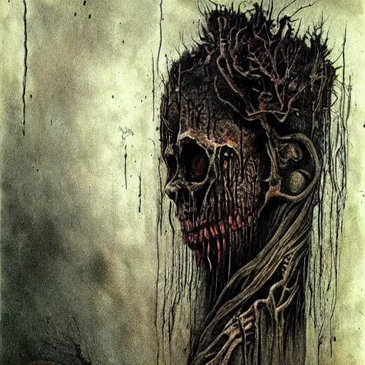 Prompt: dark tattoo, acid rich colors, giger beksinski gammell horror king chaos