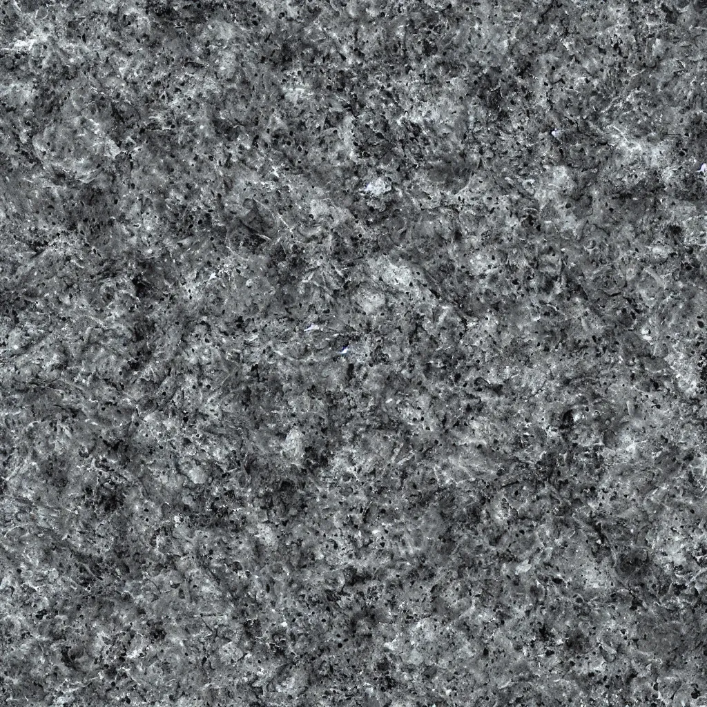 Image similar to a close up view of a granite surface, a computer rendering by jasper johns, polycount, postminimalism, polycount, vray, physically based rendering
