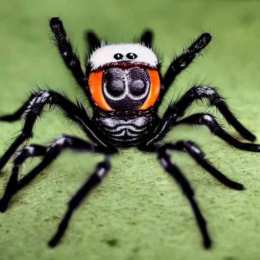 Prompt: cute and cuddly spider