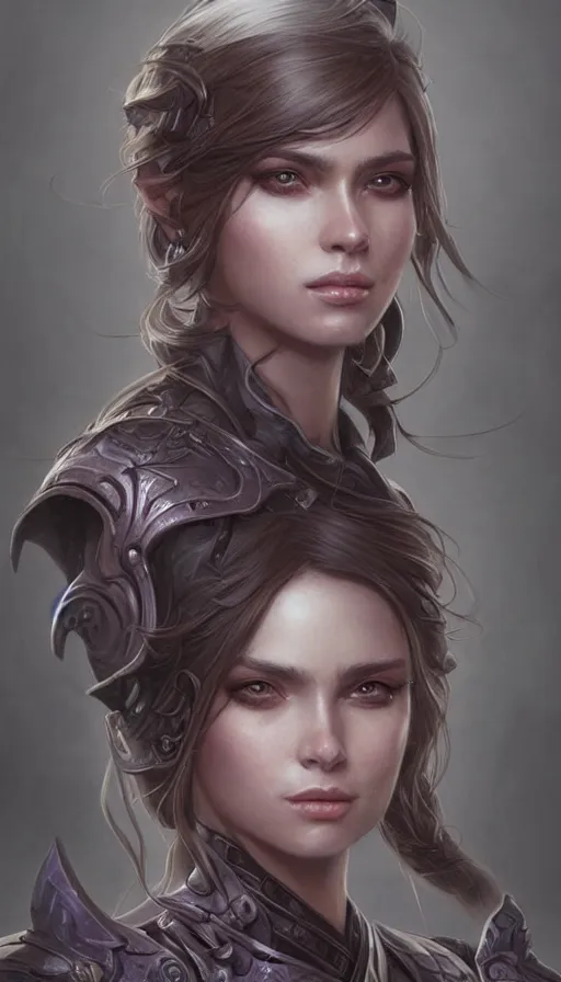 Image similar to character portrait by Magali Villeneuve and Steve Argyle,Livia Prima,fantasy art,beautiful,artstation,detailed,intricate details,masterpiece