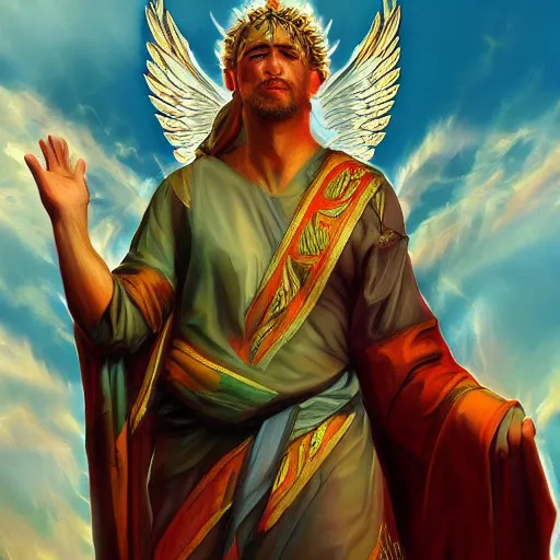 Image similar to people prayin for phoenix god - realistic - photorealistic - hd - trending art artstation