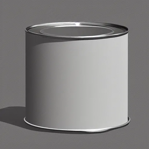 Image similar to can of paint, minimal, modern