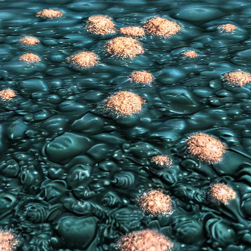 Image similar to a water manipulated sculpture of blossom, on sea, film, johnson's style, long view, ultra detailed, ultra realistic, ray tracing, 8 k resolution, clear focus, realistic water, water art photoshop