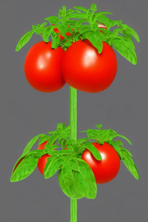 Image similar to a potted tomato plant with an ethernet connection, its leaves and tomatoes form a web developer interface for html 5 iot web 2. 0, very detailed digital painting trending on artstation