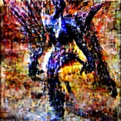 Image similar to cyber dragon angel pimp