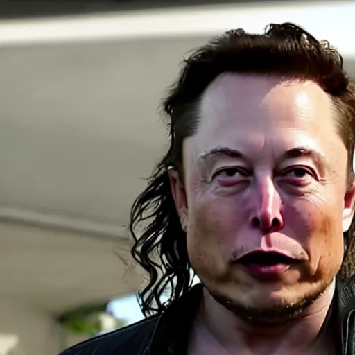 Image similar to Elon Musk in Sons of anarchy very detail4K quality super realistic