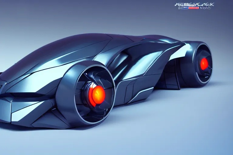 Image similar to cyberpunk batmobile concept inspired sports car, futuristic look, highly detailed body, very expensive, photorealistic camera shot, bright studio setting, studio lighting, crisp quality and light reflections, unreal engine 5 quality render