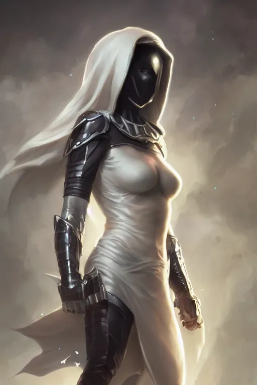 Prompt: characters portrait of Invincible mixed with Moon knight by ArtGerm and Tom Bagshaw, merged character, Full body shot, cinematic opening shot, 4k, highly detailed, cinematic lighting