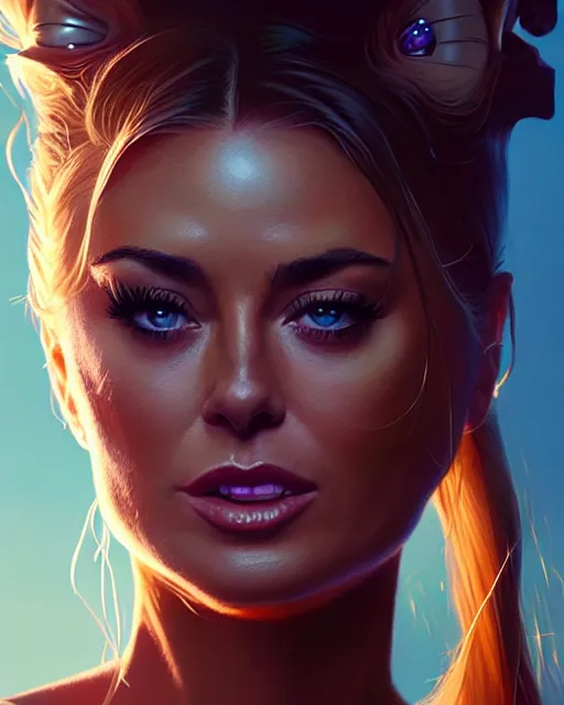 Image similar to highly detailed vfx portrait of, carmen electra by stephen bliss, chalk, unrealengine, greg rutkowski, loish, rhads, beeple, chalk, makoto shinkai and lois van baarle, ilya kuvshinov, rossdraws, tom bagshaw, basil gogos