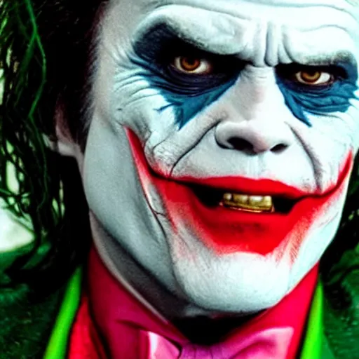 Image similar to jim carrey as the joker