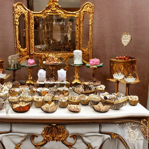 Image similar to Baroque Dessert Buffet by Carvaggio