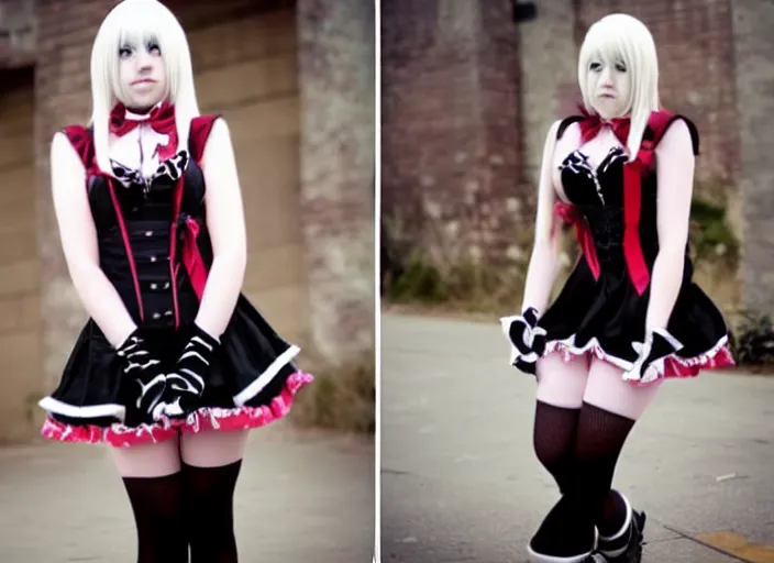 Prompt: misa amane, cosplay