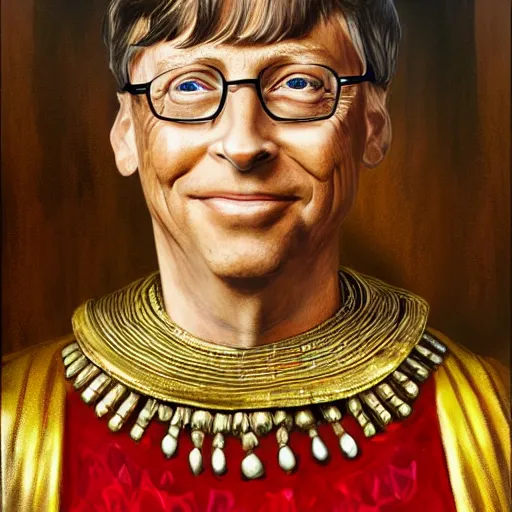 prompthunt: symmetry!! portrait of bill gates as satan, fantasy, medieval  wear, intricate, elegant, highly detailed, digital painting, artstation,  concept art, smooth, sharp focus, illustration, art by artgerm and greg  rutkowski and alphonse