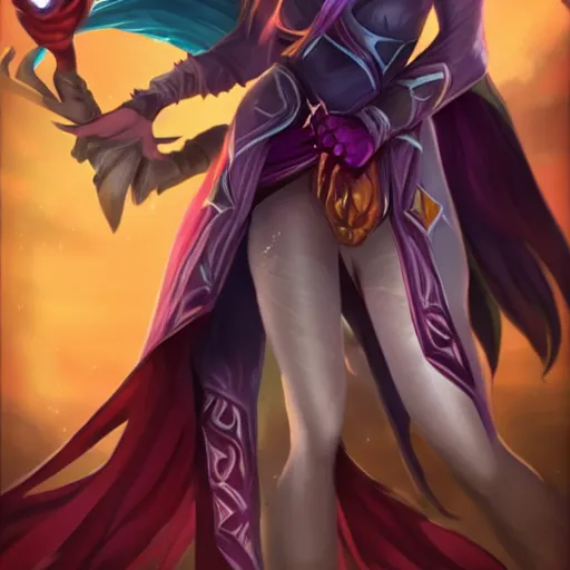 Image similar to league of legends character, xayah, kai'sa, best friends