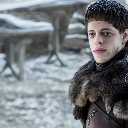 Prompt: still of pete davidson in game of thrones