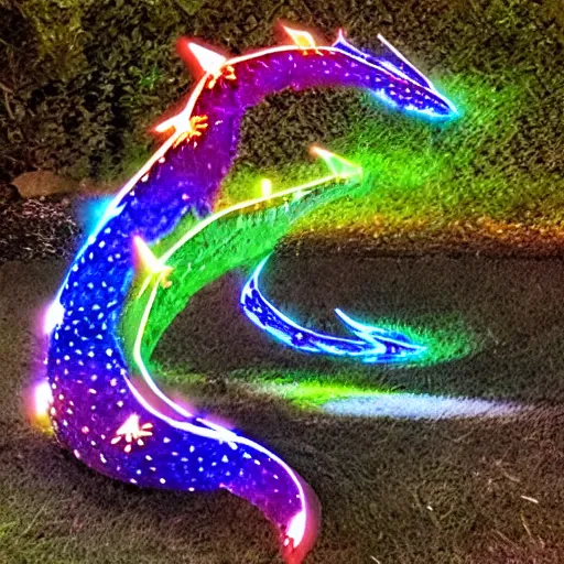 Image similar to fiber optic dragon