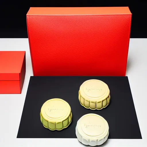 Image similar to jonathan ive dieter rams mooncake 🥮 handbag 👜 👝 packaging