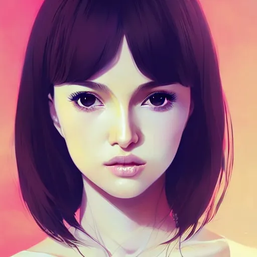 Prompt: a beautiful japanese natalie portman instagram model in crop top, by guweiz and wlop and ilya kuvshinov and artgerm, symmetrical eyes, aesthetic, gorgeous, stunning, alluring, attractive, artstation, deviantart, pinterest, digital art