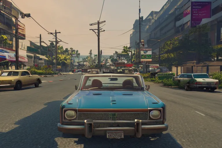 Prompt: screenshot of Grand Theft Auto 6: Bangladesh, for ps5, Highly Detailed, Unreal engine 5, HD, 8k, GTX 3090,
