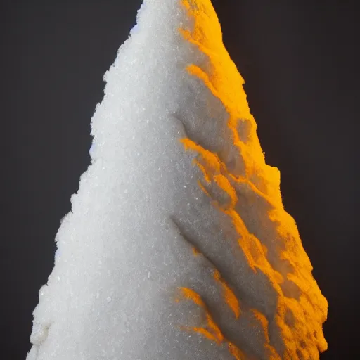 Image similar to a tree made of salt, 8 k