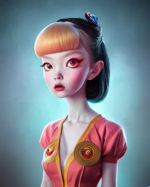 Prompt: an epic comic book style full body portrait painting of angewoman bubble head, elegant, character design by Mark Ryden and Pixar and Hayao Miyazaki, unreal 5, DAZ, hyperrealistic, octane render, cosplay, RPG portrait, dynamic lighting, intricate detail, summer vibrancy, cinematic