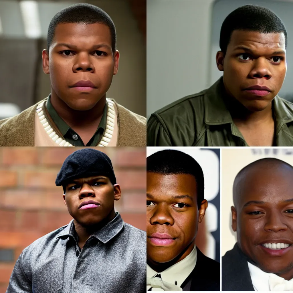 Prompt: john boyega as odafin tutuola from law and order svu