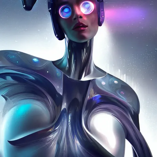 Prompt: masterpiece!!!! portrait of a futuristic android, science fiction, smooth technology, smooth body, fairy wings, intricate, headshot, highly detailed, digital painting, trending on artstation, concept art, sharp focus, cinematic lighting, illustration, art by masamune shirow , vivid colors, warm glows, particles, cgsociety