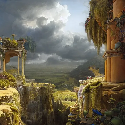 Image similar to paint surrealist 🏟, ferdinand knab, high definition and detailed 4 k