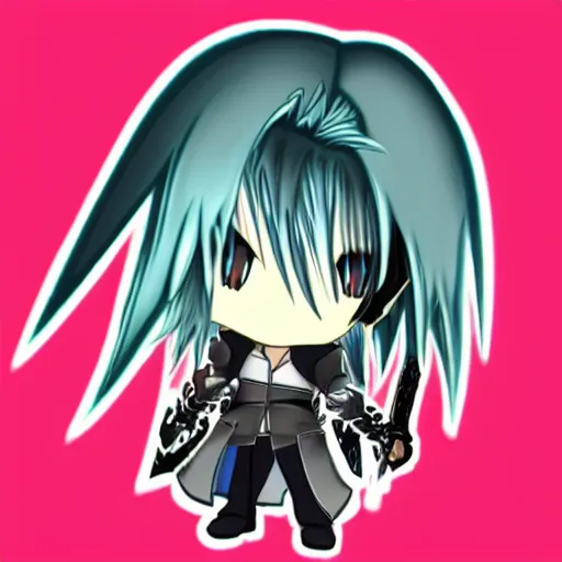 Image similar to sephiroth chibi