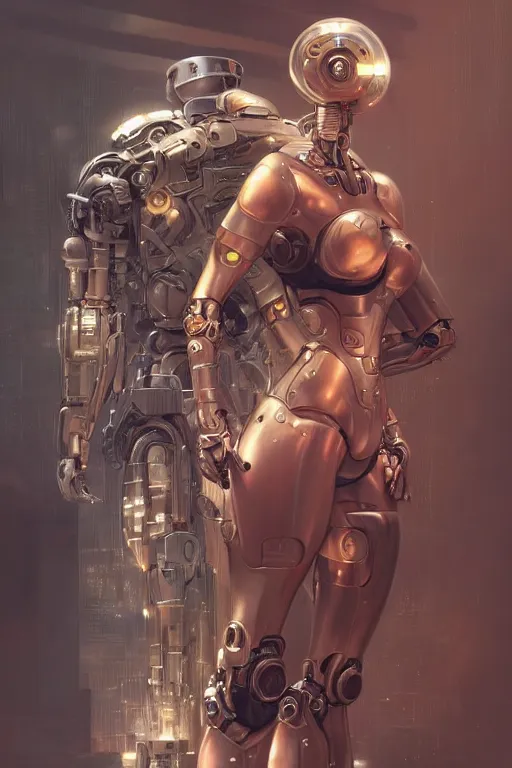 Prompt: Ultra realistic illustration,a robot and a woman are boyfriends, cyberpunk, sci-fi, fantasy, intricate, elegant, highly detailed, digital painting, artstation, concept art, smooth, sharp focus, illustration, art by artgerm and greg rutkowski and alphonse mucha