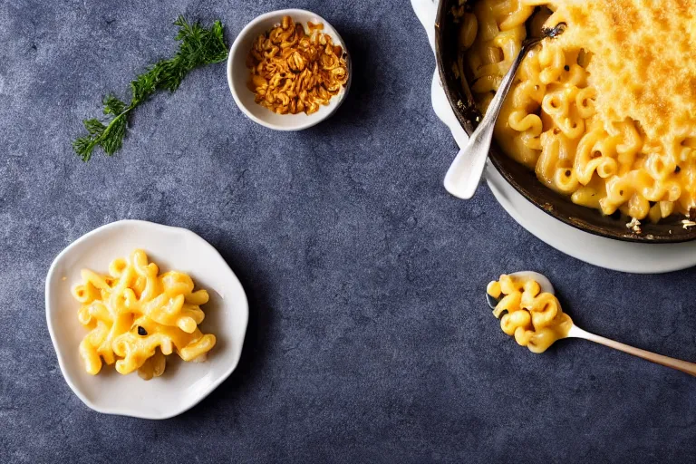 Prompt: macaroni and cheese in ghee butter, photo, 4K