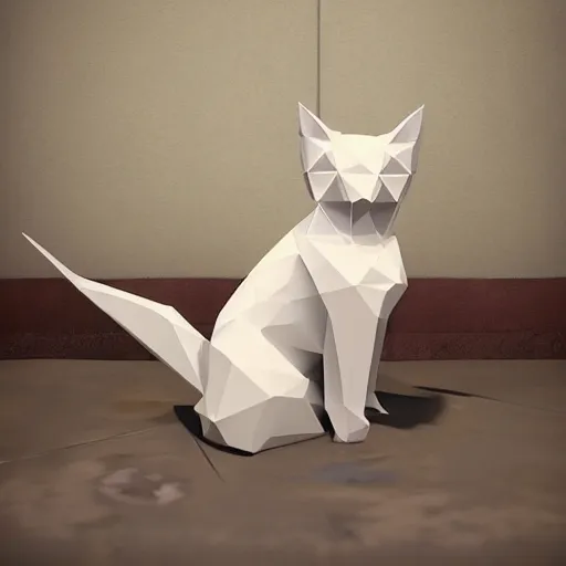 Prompt: high - polygonal cat with milk, in game pathologic 2, digital art, unreal engine, cinematic composition, sharp, details, hyper - detailed, hd