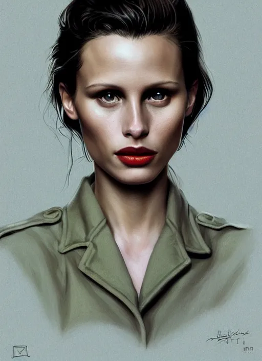 Image similar to twin peaks movie poster art, portrait of marine vacth, from scene from twin peaks, clean, simple illustration, nostalgic, domestic, highly detailed, digital painting, artstation, concept art, smooth, sharp focus, illustration, artgerm, donato giancola, joseph christian leyendecker, wlop