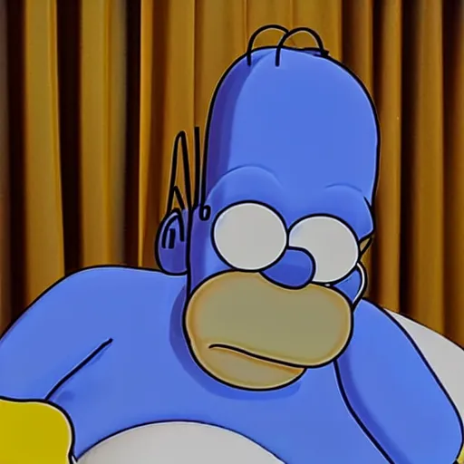 Image similar to 3d homer simpson