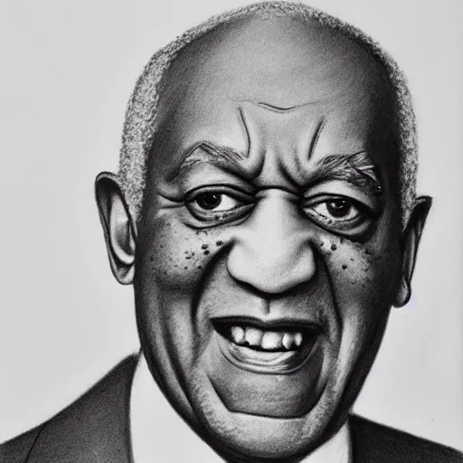 Image similar to bad pencil drawing of bill cosby