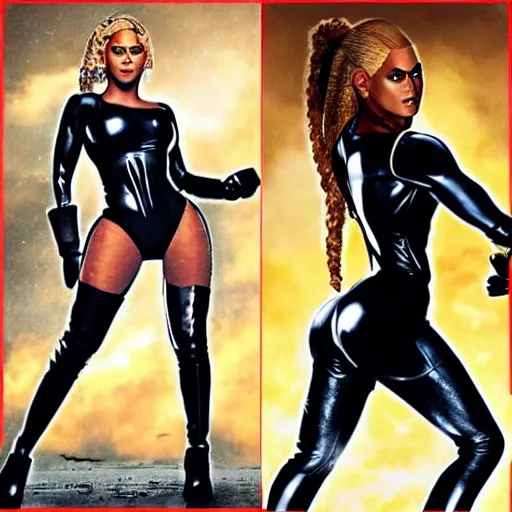 Prompt: Beyonce as Storm from the X-men