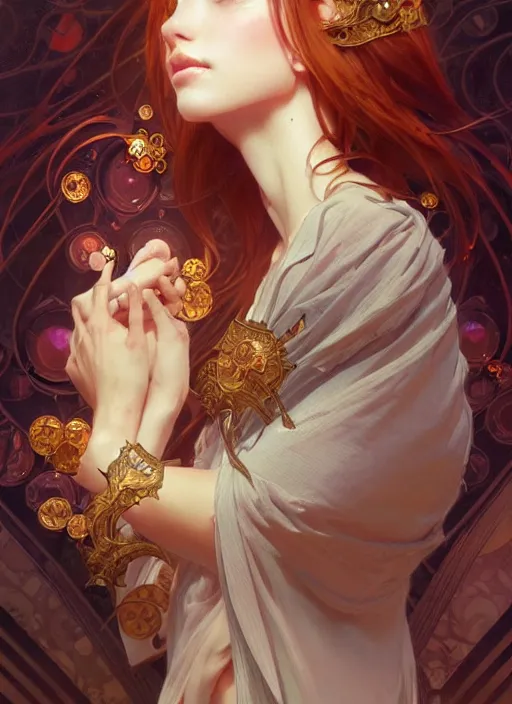 Image similar to cute anthropomorphic, fantasy, intricate, elegant, highly detailed, digital painting, artstation, concept art, wallpaper, smooth, sharp focus, illustration, art by artgerm and greg rutkowski and alphonse mucha