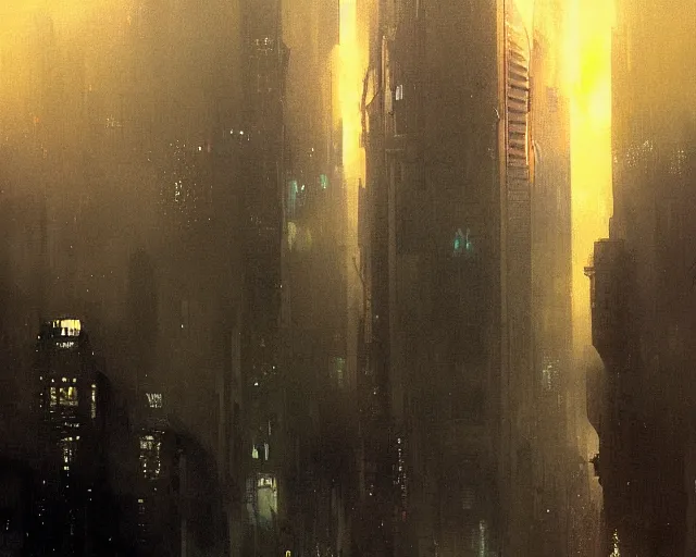 Image similar to 2 0 1 8 blade runner movie still young clint eastwood look at the cityscape from roof perfect face fine realistic face pretty face reflective polymer suit tight neon puffy jacket blue futuristic sci - fi elegant by denis villeneuve tom anders zorn hans dragan bibin thoma greg rutkowski ismail inceoglu illustrated sand storm alphonse mucha