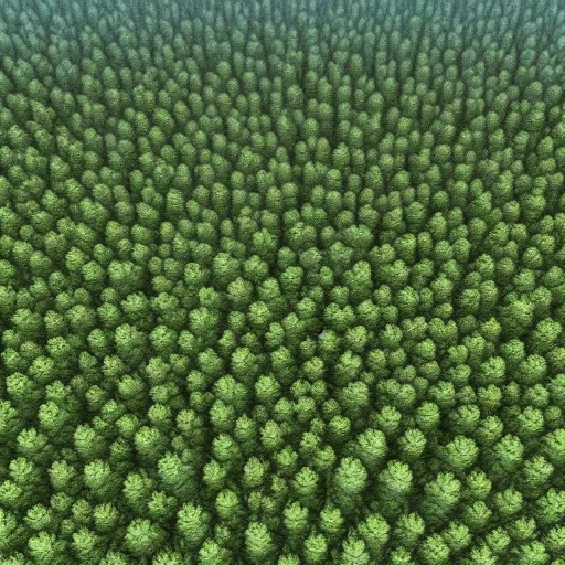 Image similar to a forest of marijuana plants the size of coastal redwood trees 4 k photorealism hd