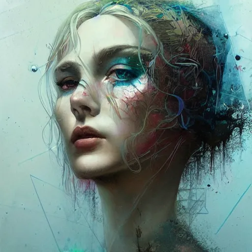 Image similar to Lofi portrait by Stanley Artgerm and Carne Griffiths and Tom Bagshaw